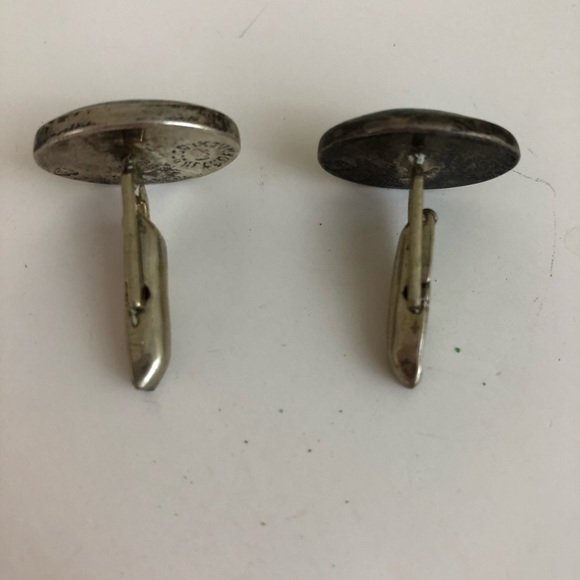 Vintage Turquoise Cuff Links - Picture 3 of 5